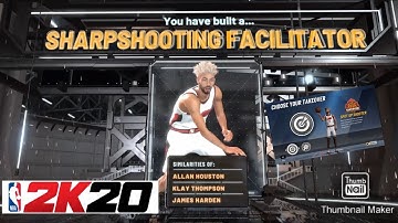 SharpShooting Facilitator Build NBA 2K20!!!