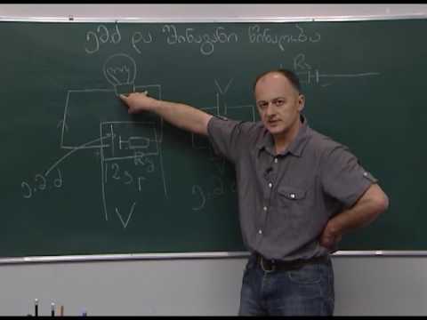 ელექტრომამოძრავებელი ძალა და შიგა წინაღობა