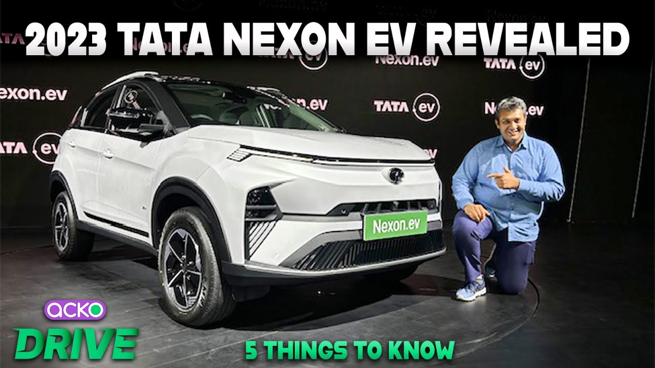 Tata Nexon EV Facelift Revealed| 5 Things To Know