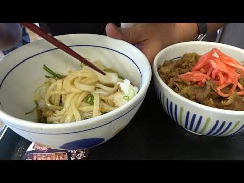 なか卯 釜あげしらすのすだちおろしうどんと和風牛丼 Youtube