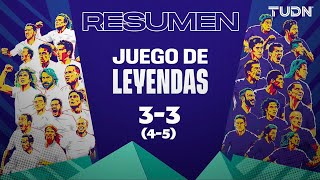 HIGHLIGHTS | Legends of Mexico 3(4)-(5)3 FIFA Legends | 2024 Legends Game | TUDN