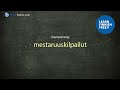 30 Intermediate Finnish Words (Useful Vocabulary)