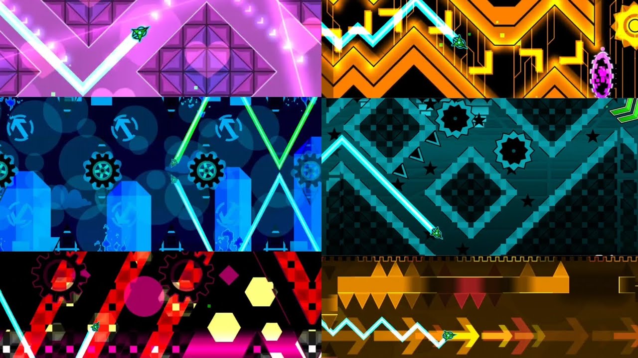6 Nine Circles Demon levels completed. Geometry Dash 2.208 - YouTube