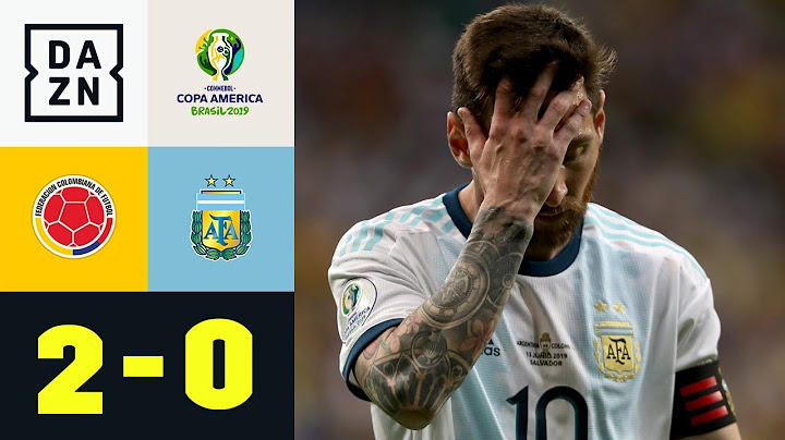 Fehlstart für Lionel Messi und Co.: Kolumbien - Argentinien 2:0 | Copa America | DAZN Highlights