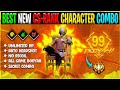 Cs rank character combination in free fire   best character combination for unlimited hp