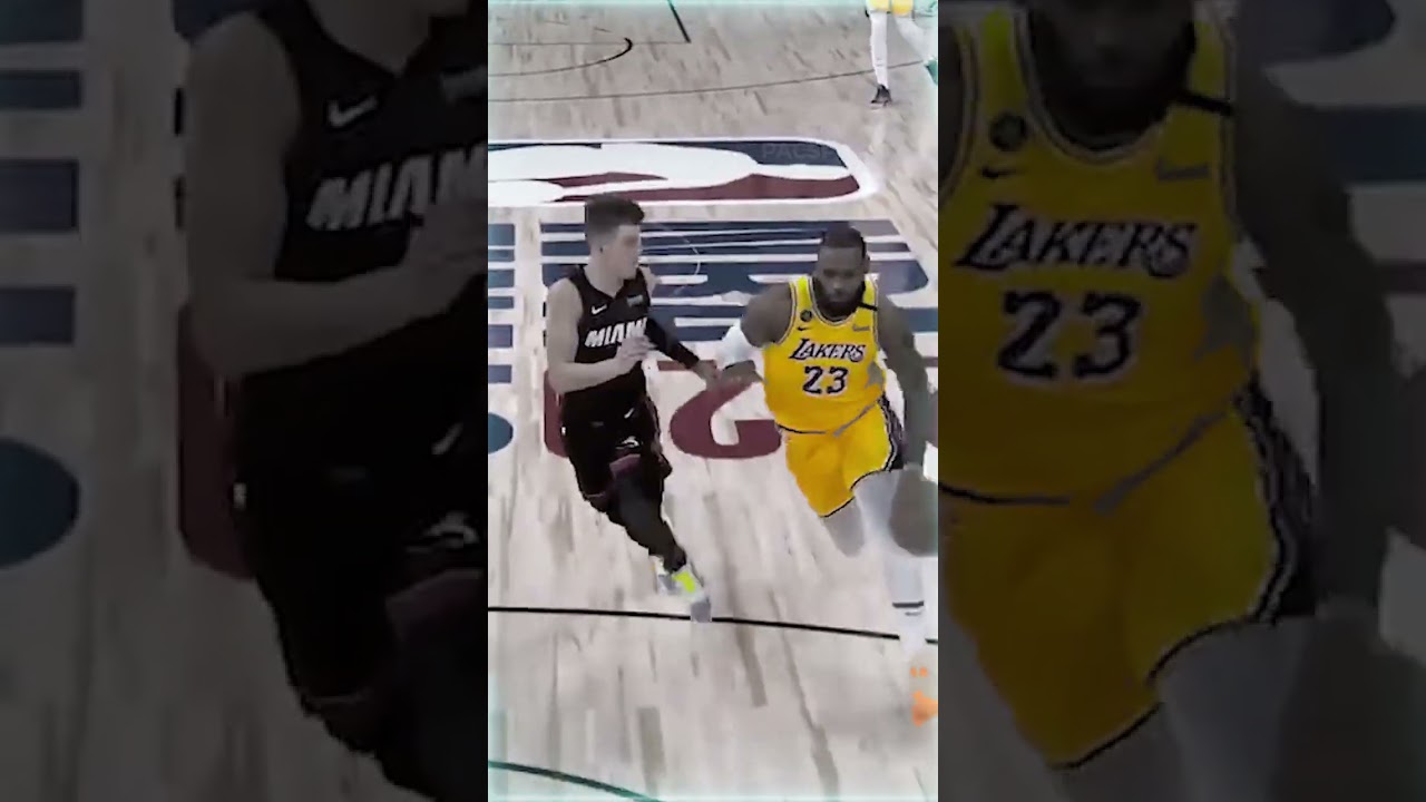 LEBRON DESTROYS HERRO 😂💀 #nba #shorts #basketball