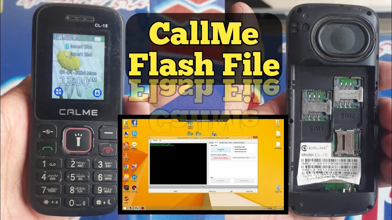 CALME CL 15 Flash file read by CM2 CALME CL 15 Boot key