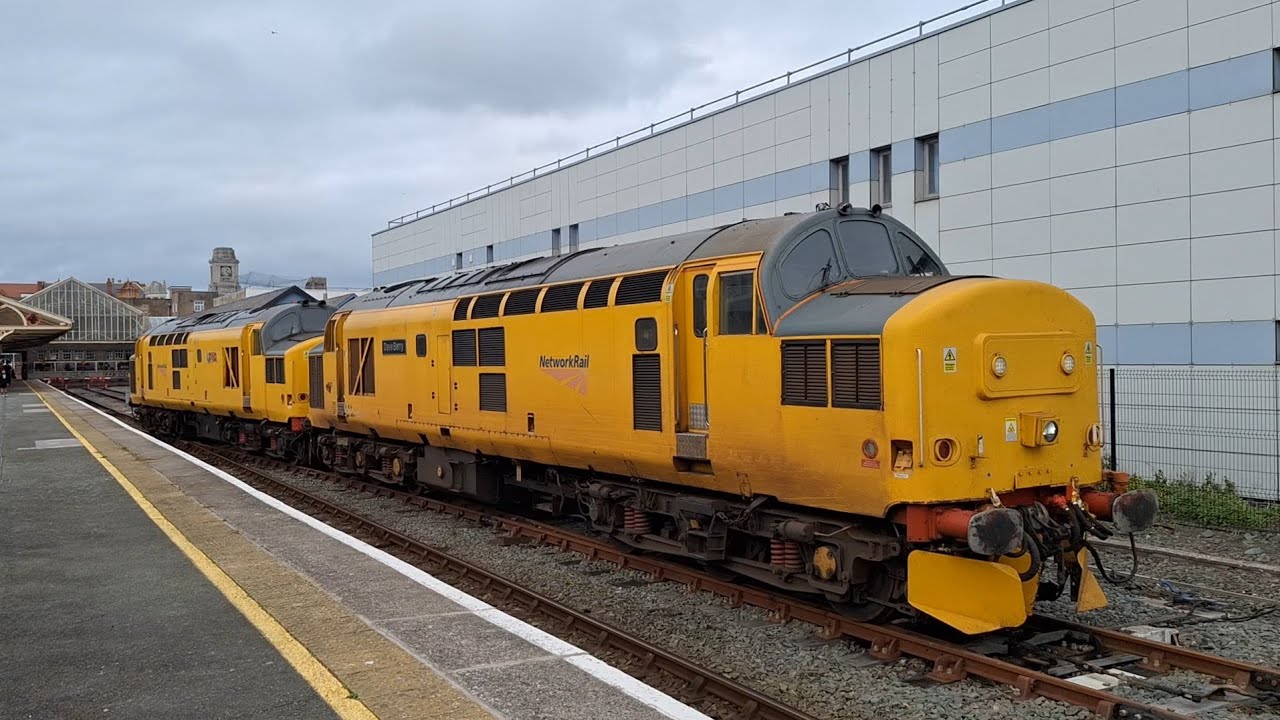 Class 97's at Aberystwyth 24/01/26