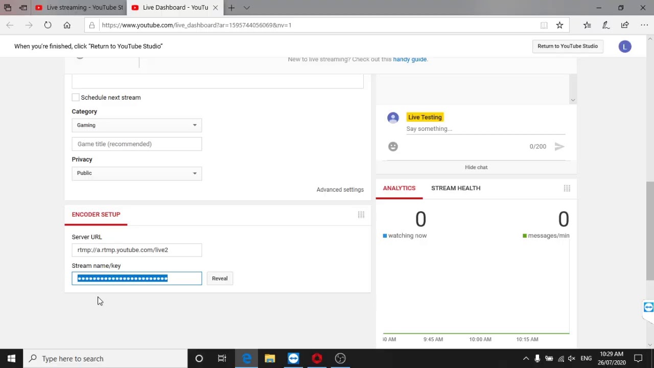 Live Testing Live Stream - YouTube