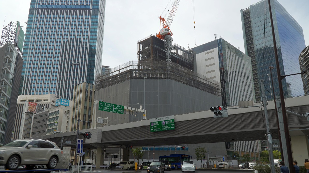 コマツ新本社新築計画の建設状況（2026年4月6日） - YouTube