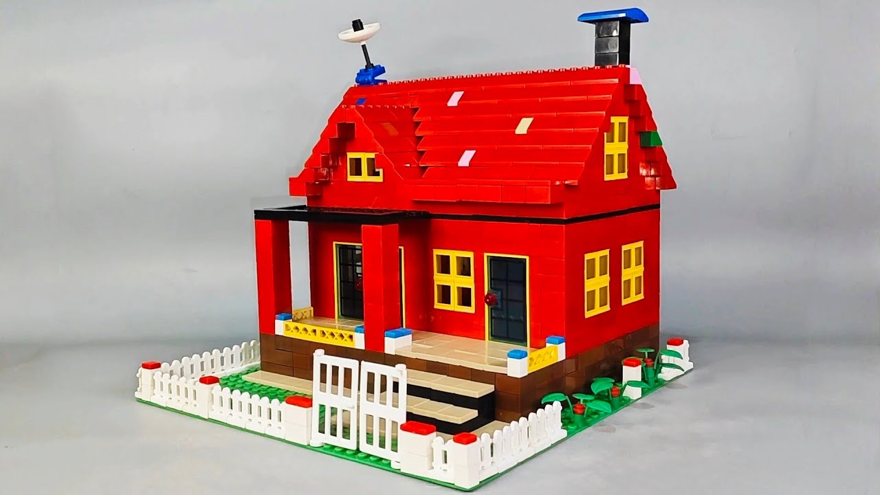 Как построить дом из Lego MOC🏠 | Инструкции по сборке | Обучающее видео по сборке | Простое пошаг...