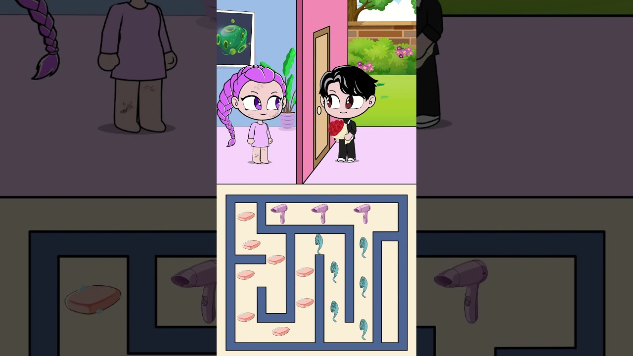 POV Perfect Maze Challenge: Help Rumi, Mira and Judy GET READY FOR DATE🎵👰