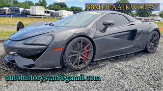 SBM13FAA1KW007777 Mclaren Automotive 570S 2019