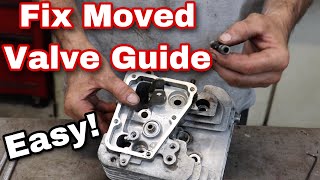 How To Fix A Valve Guide That Moved. Epic Fix!