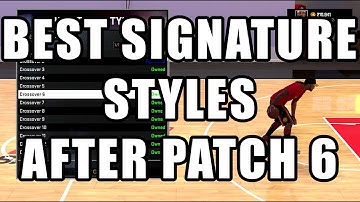 Best MyPlayer Build AFTER PATCH 6 l Best Signature Styles in NBA 2K16