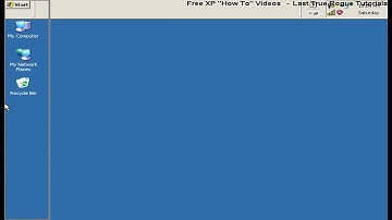 Windows XP BASICS - How to move TASK BAR around the screen and "Lock It"