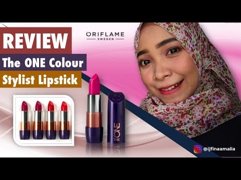 REVIEW LIPSTICK THE ONE COLOUR STYLIST ORIFLAME. 