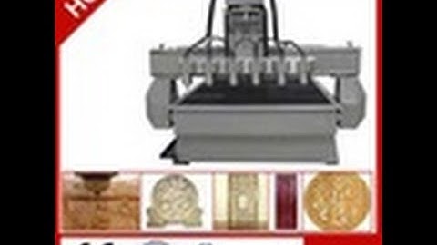4 head router wood carving machine , 3 axis multi spindle wood carving machine cnc router