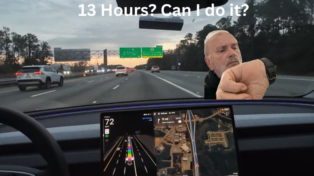 Автопутешествие на Tesla FSD: 760 миль, 13 часов. Удалось ли мне преодолеть это расстояние?