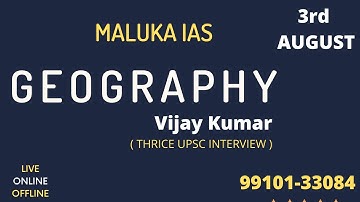 GEOGRAPHY with VIJAY KUMAR