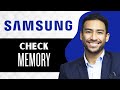 How to Check Samsung Smart TV Memory or Storage (Full Guide)