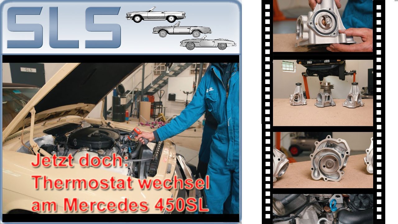 Mercedes R107 450SL Thermostat austauschen und weitere Infos