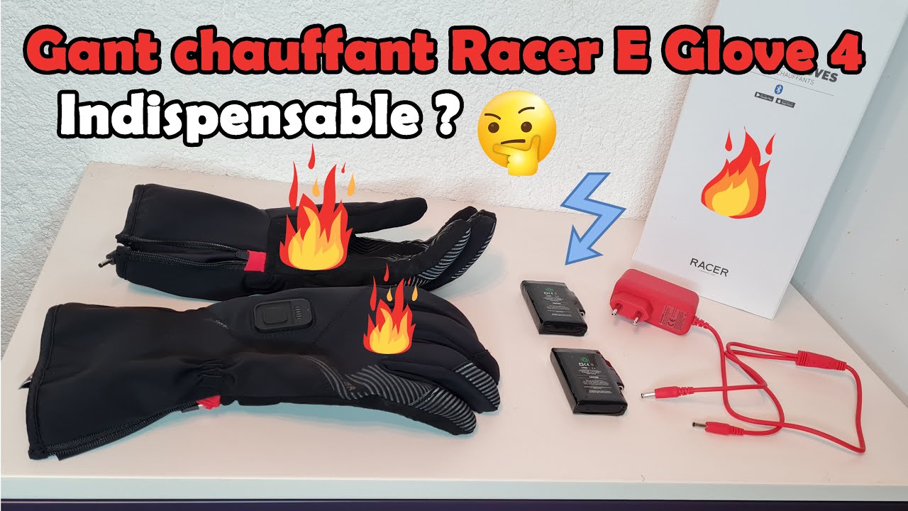 RACER® – E-GLOVE 3 - Gants chauffants