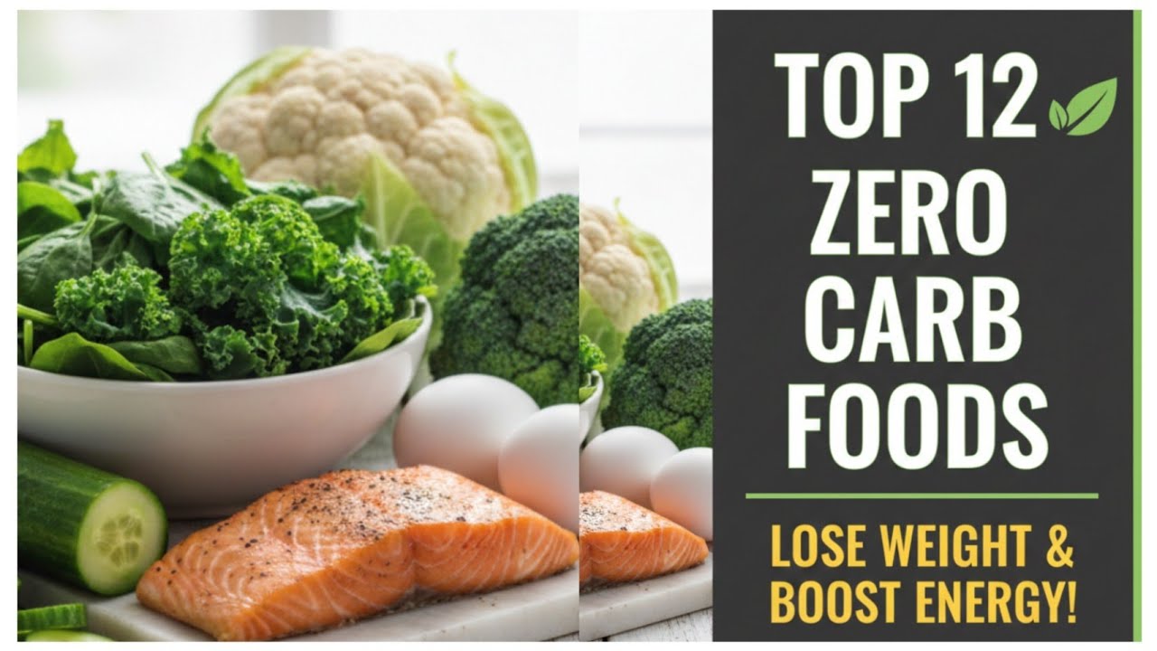 Top 12 Healthiest Zero Carb & Zero Sugar Foods (The Ultimate Guide!)