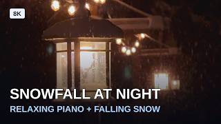 Snowfall at Night | 18 Minutes of Relaxing Piano in Falling Snow screenshot 5