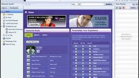 Adding Yahoo Music Songs to Your Sansa MP3 Player