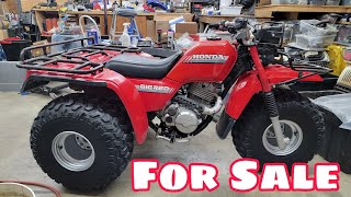 Preparing a 1986 Big Red For Sale - This Beautiful Honda ATC 250ES Needs To Go!