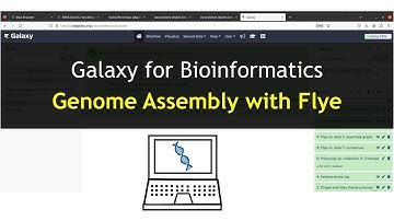 Galaxy Tutorials  for Bioinformatics | Genome Assembly of Long Reads using Flye