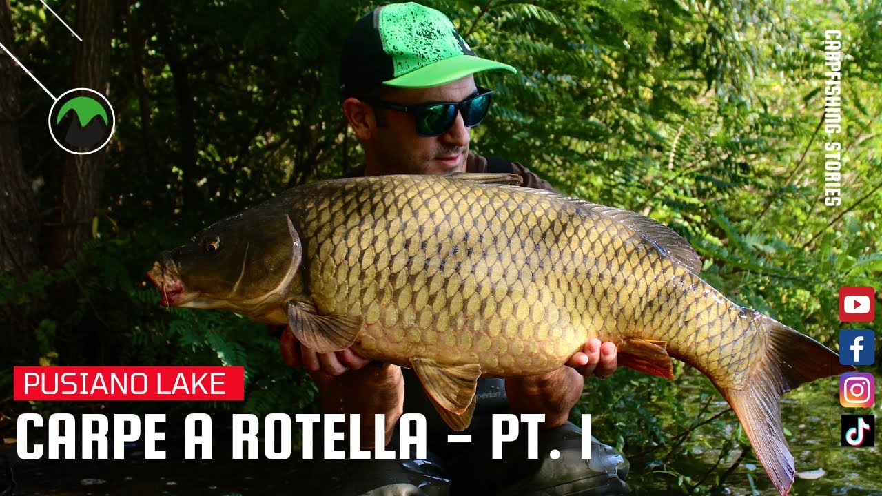 CARPE A ROTELLA parte 1 - CARPFISHING LAGO di PUSIANO
