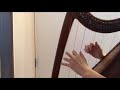 カッチーニのアヴェ・マリア（22弦小型ハープ）"Ave Maria"(G.Caccini / V.Vavilov) by 22-string harp