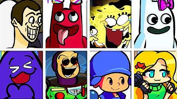 Skibidi But Everyone Sings It 🎤​ (FNF Different Characters Sings Skibidi)