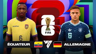 Équateur 3-2 Allemagne | FIFA World Cup 2026™ (EA FC Realistic Prediction)