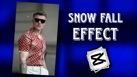 Snow Fall Effect In Tutorial In Cap Cut ll #subscribe#bktutirial