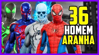 TODOS OS 36 HOMEM-ARANHA DO ARANHAVERSO NOS QUADRINHOS