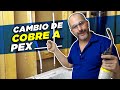 Como cambiar las tuberías de la ducha y el baño de cobre a PEX