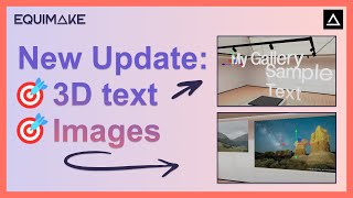 Equimake - What's new: 3D Text | Imgur & Flickr integration | Sky settings