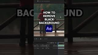 Remove Black Background - Adobe After Effects Tutorial 