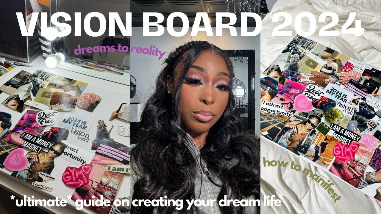 Lets create our DREAM 2024 VISION BOARD & get results, REAL RESULTS ...