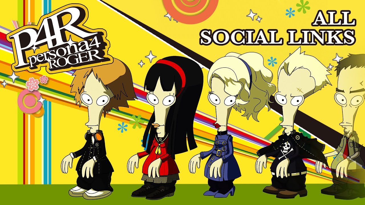 Persona 4 Golden but Roger Smith is every Social Link