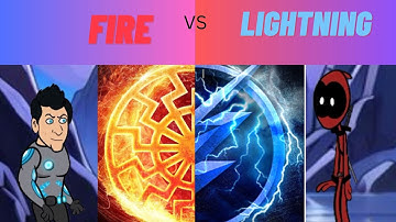 Lightning VS Fire| Tween Craft animated fight scene.......