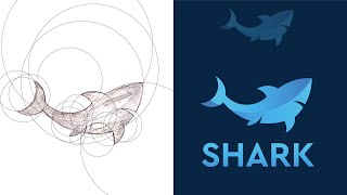 Shark Illustration With Shapes Vector Art Den Ratio Adobe Illustrator