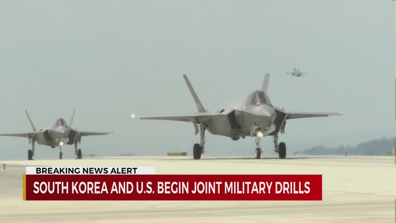 South Korea and U.S. begin joint military drills - YouTube