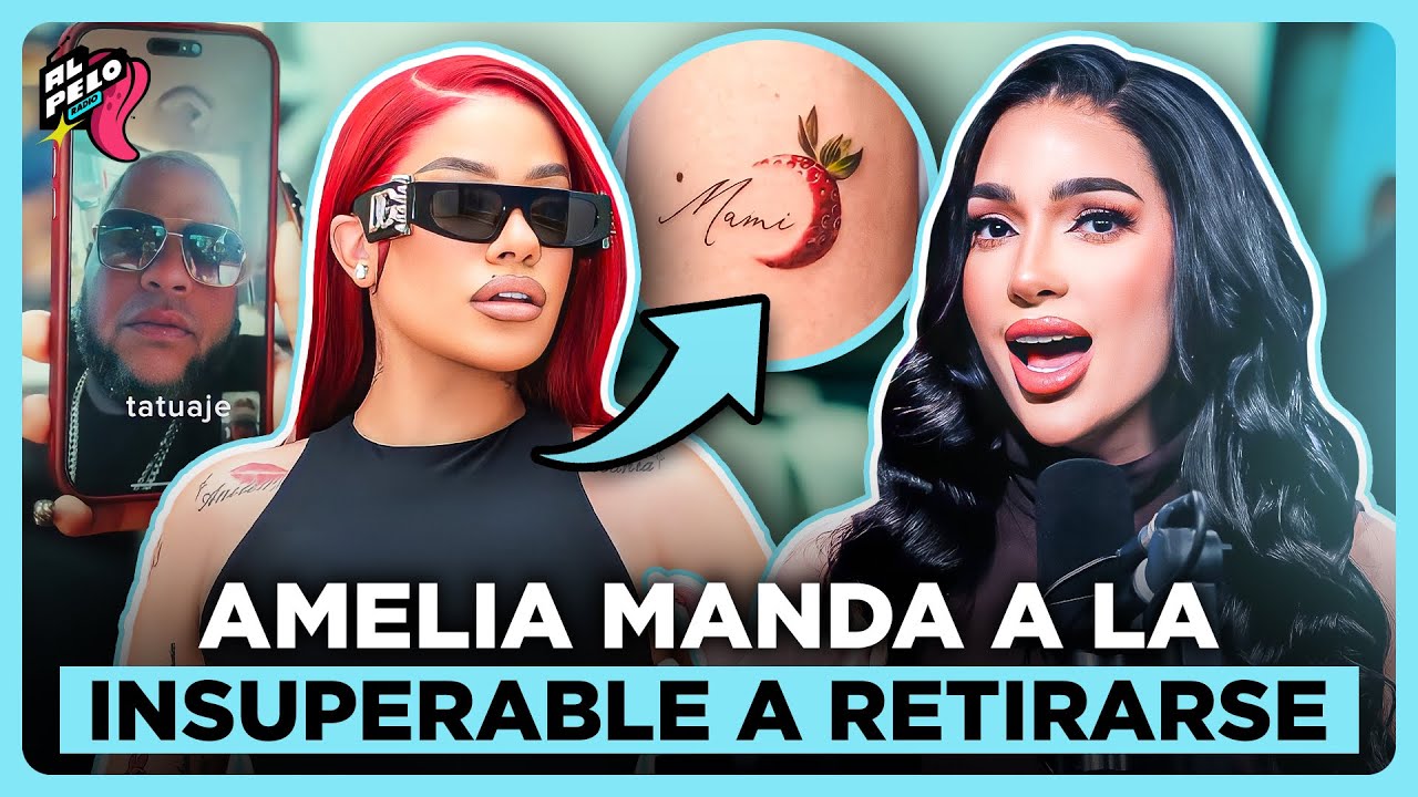 AMELIA ALCANTARA MANDA A LA INSUPERABLE A RETIRARSE POR SONIDO DE TATUAJE DE LA FRUTA