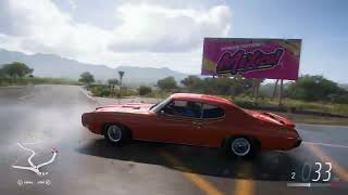 Going for a drive in 1969 Pontiac GTO Judge in Forza Horizon 5.