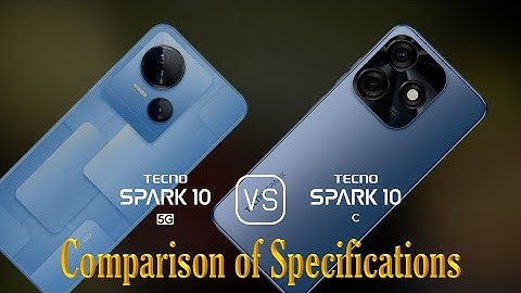 Tecno Spark 10 5G vs. Tecno Spark 10C: A Comparison of Specifications