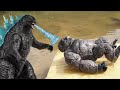 Godzilla vs. Kong - War in skull island - stop motion #GodzillaVsKong